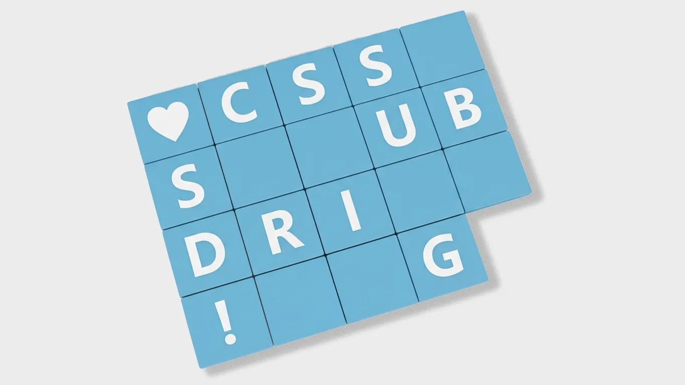 A sliding puzzle with love css subgrid on it