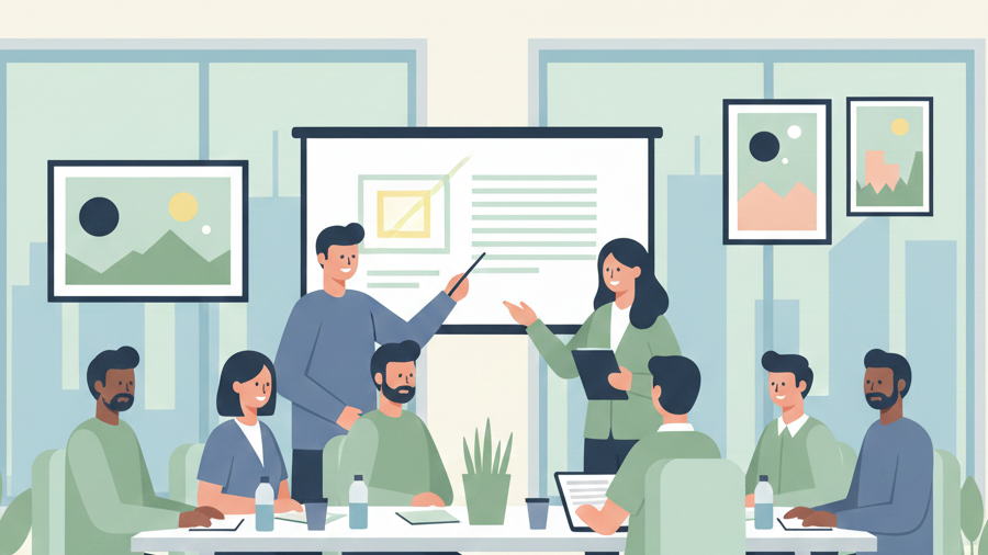 Picture of a board meeting